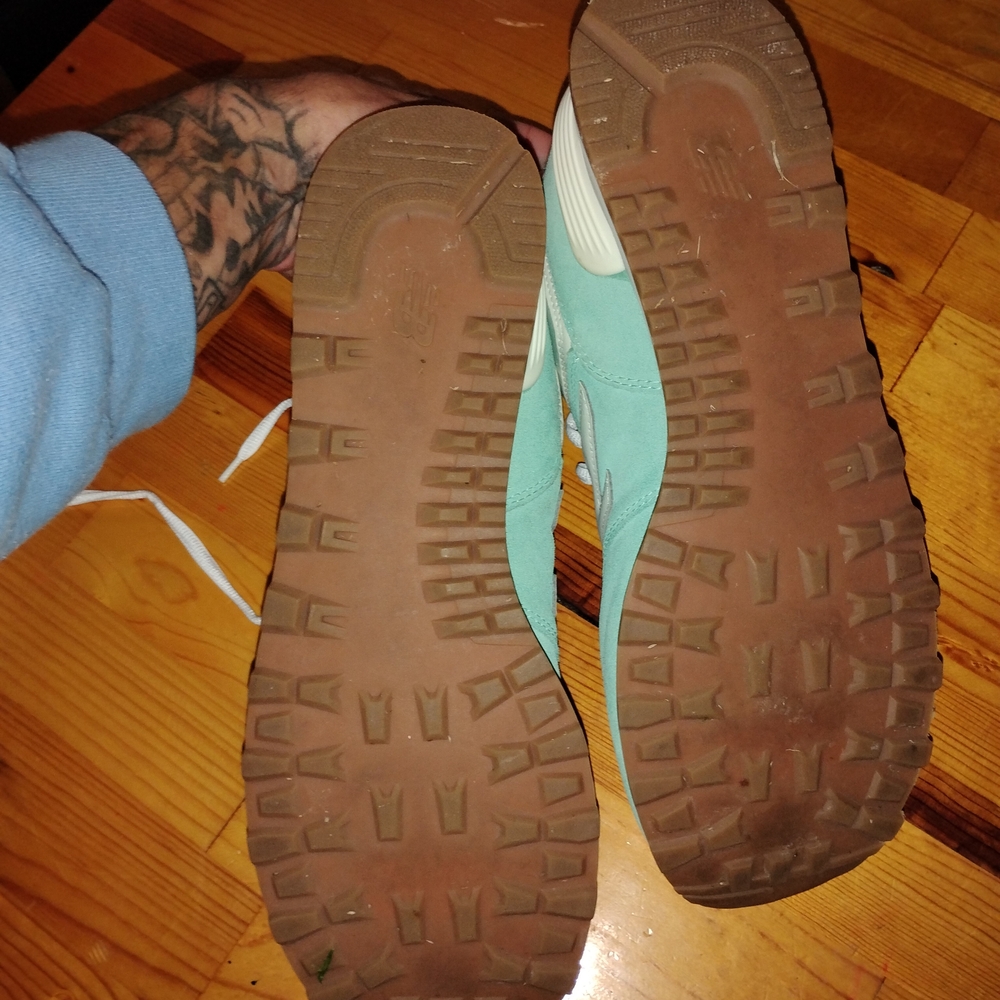 New Balance Men's Shoes in Mint and White - Picture 5 of 6